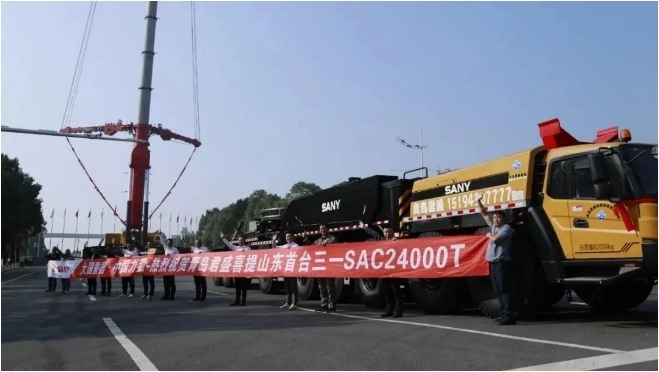 SAC24000T风电吊装设备助力行业提速