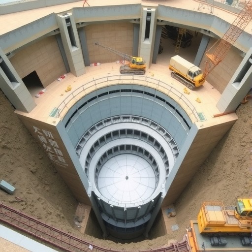 沪苏嘉城际铁路曹庄站首用连续沉井法 沪苏嘉城际铁路曹庄站首用连续沉井法