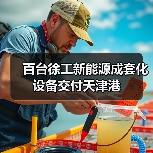 百台徐工新能源成套化设备交付天津港(图1) 百台徐工新能源成套化设备交付天津港(图1)
