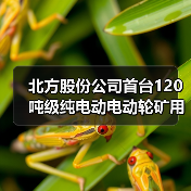 北方股份公司首台120吨级纯电动电动轮矿用车成功下线（图4）