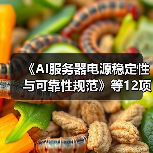 《AI服务器电源稳定性与可靠性规范》等12项标准立项获批（图4）