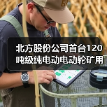 北方股份公司首台120吨级纯电动电动轮矿用车成功下线（图3）