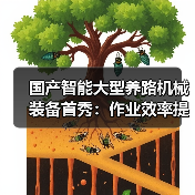 国产智能大型养路机械装备首秀:作业效率提升20%(图1) 国产智能大型养路机械装备首秀:作业效率提升20%(图1)