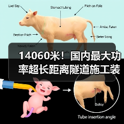14060米!国内最大功率超长距离隧道施工装备投运(图1) 14060米!国内最大功率超长距离隧道施工装备投运(图1)