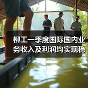 柳工一季度国际国内业务收入及利润均实现稳定增长（图1）