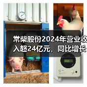 常柴股份2024年营业收入超24亿元，同比增长12.07%（图3）