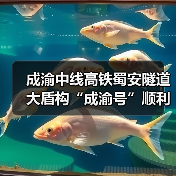 成渝中线高铁蜀安隧道大盾构“成渝号”顺利始发（图1）