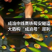 成渝中线高铁蜀安隧道大盾构“成渝号”顺利始发（图2）