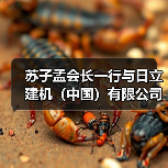 苏子孟会长一行与日立建机（中国）有限公司领导座谈交流（图3）