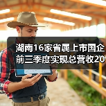 湖南16家省属上市国企前三季度实现总营收2012亿元（图4）