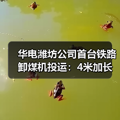 华电潍坊公司首台铁路卸煤机投运：4米加长支架腿（图1）