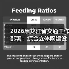 2026黑龙江省交通工作部署：综合立体网建设引领高质量发展（图3）