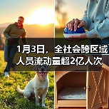 1月3日，全社会跨区域人员流动量超2亿人次（图1）