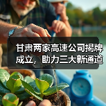 甘肃两家高速公司揭牌成立，助力三大新通道建设提速（图1）