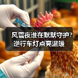 风雪夜谁在默默守护?逆行车灯点亮温暖(图3) 风雪夜谁在默默守护?逆行车灯点亮温暖(图3)
