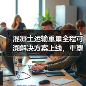 混凝土运输重量全程可溯解决方案上线，重塑行业透明新生态（图3）