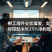 柳工海外业务爆发,如何撑起半年25%净利增长?(图4) 柳工海外业务爆发,如何撑起半年25%净利增长?(图4)