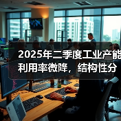 2025年二季度工业产能利用率微降,结构性分化明显(图1) 2025年二季度工业产能利用率微降,结构性分化明显(图1)