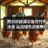 百台新能源设备交付天津港 启动绿色运输新纪元(图2) 百台新能源设备交付天津港 启动绿色运输新纪元(图2)