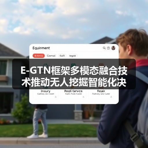 E-GTN框架多模态融合技术推动无人挖掘智能化决策 E-GTN框架多模态融合技术推动无人挖掘智能化决策