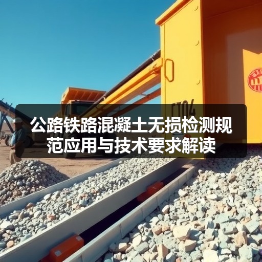 公路铁路混凝土无损检测规范应用与技术要求解读 公路铁路混凝土无损检测规范应用与技术要求解读