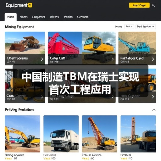 中国制造TBM在瑞士实现首次工程应用 中国制造TBM在瑞士实现首次工程应用