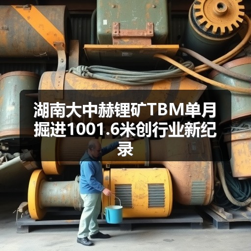 湖南大中赫锂矿TBM单月掘进1001.6米创行业新纪录 湖南大中赫锂矿TBM单月掘进1001.6米创行业新纪录