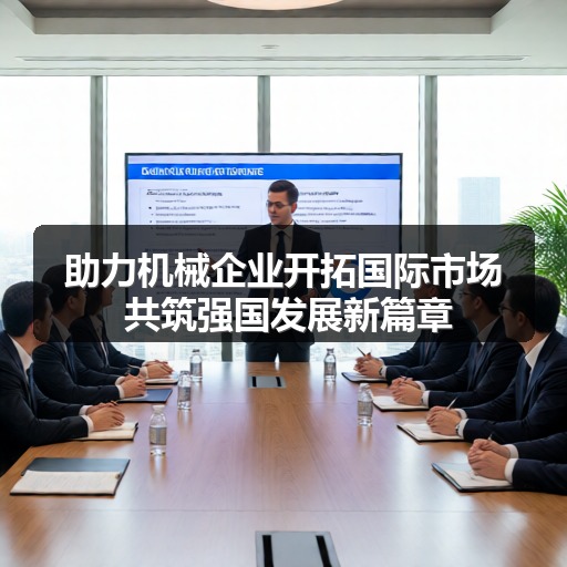 助力机械企业开拓国际市场 共筑强国发展新篇章 助力机械企业开拓国际市场 共筑强国发展新篇章