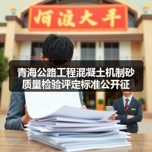 青海公路工程混凝土机制砂质量检验评定标准公开征意_玄熵吉诚机械设备网 青海公路工程混凝土机制砂质量检验评定标准公开征意_玄熵吉诚机械设备网
