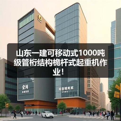 山东一建可移动式1000吨级管桁结构桅杆式起重机作业！_玄熵吉诚机械设备网