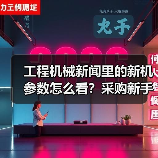 工程机械新闻里的新机参数怎么看？采购新手